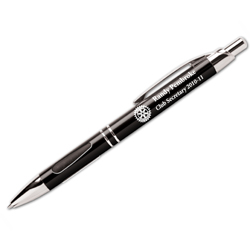 Rotary Custom Engraved Metal Pen - 1 Side